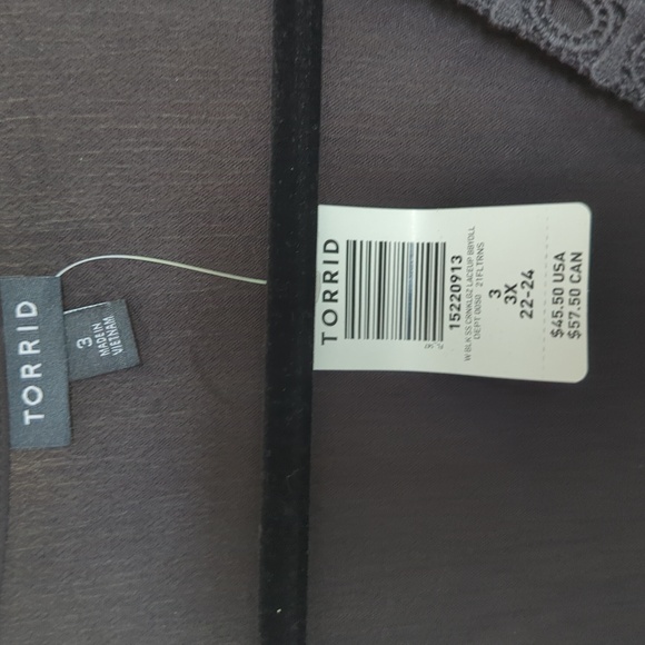 TORRID Lace Front Babydoll Top SIZE 3 - Picture 2 of 3